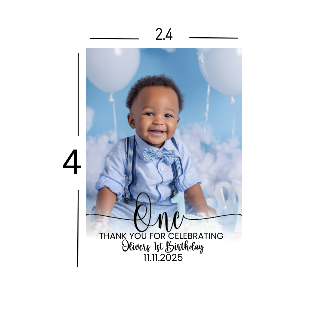 Personalized Birthday Magnet Party Favors - BT Collection LLC