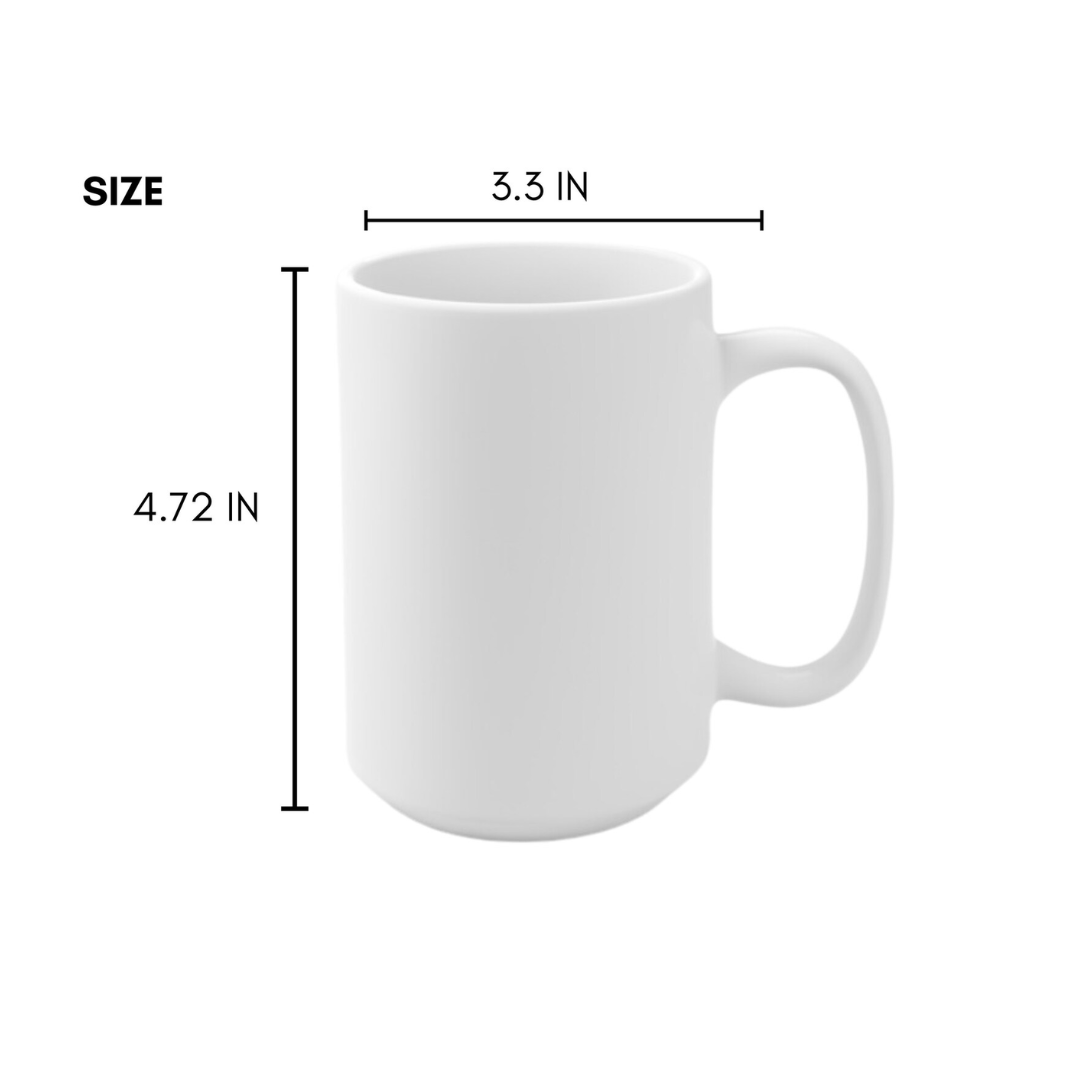 Trendy Personalized Mr. & Mrs. Name 15oz Mug - BT Collection LLC