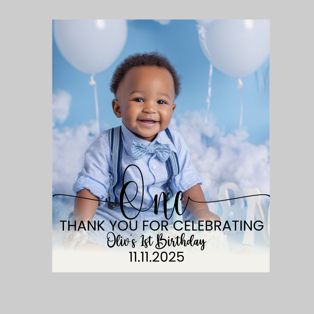 Personalized  Birthday Magnet Party Favors - BT Collection LLC