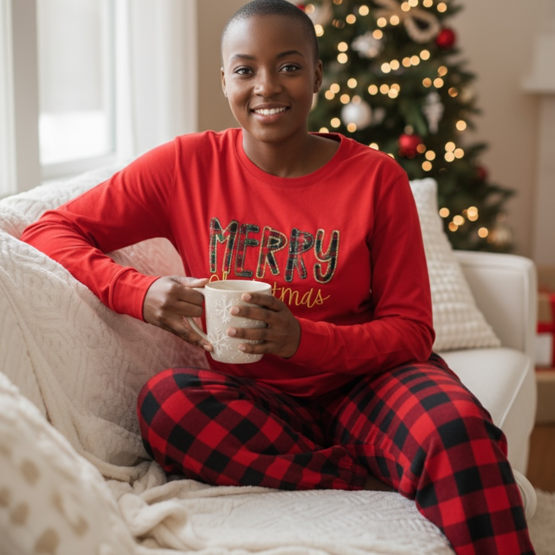 Merry Christmas Embroidered Unisex Shirt - BT Collection LLC