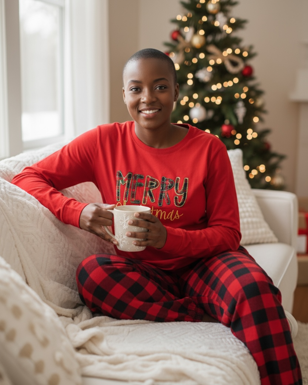 Merry Christmas Embroidered Unisex Shirt - BT Collection LLC