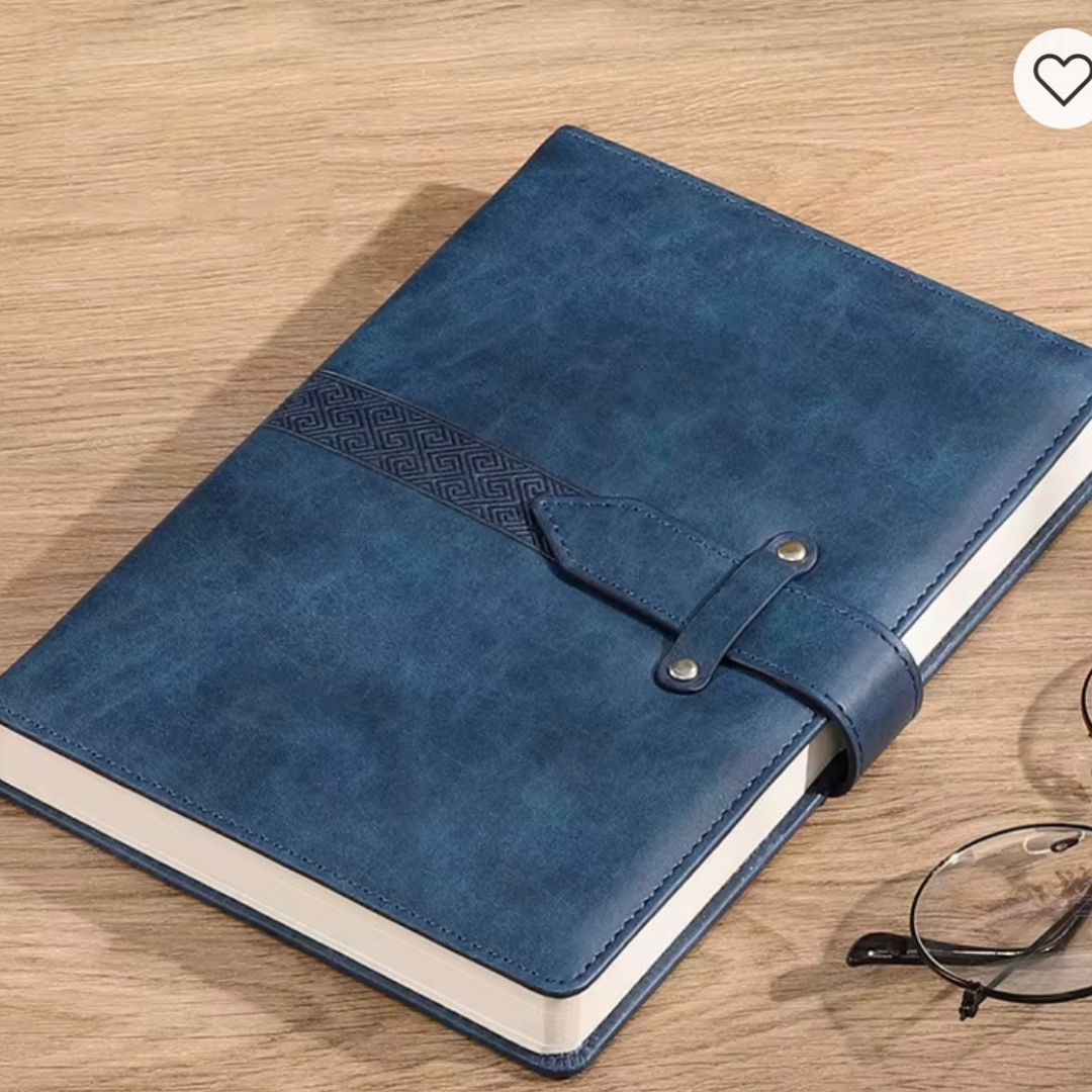 Custom Leather Journal Gift Set with Pen & More - BT Collection LLC