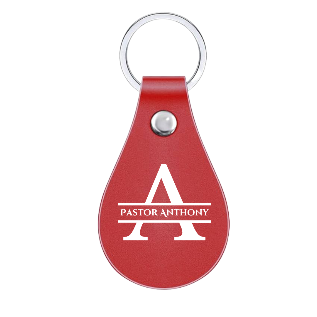 Custom Leather  Keychain - BT Collection LLC