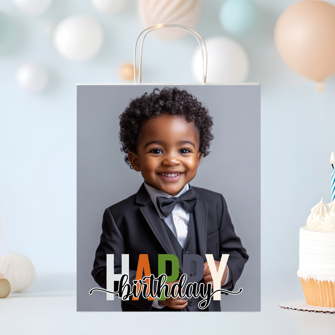 Custom Label Party Favor Treat Bags |10.5in x 4.25in x 8in Party Favor Bags - BT Collection LLC