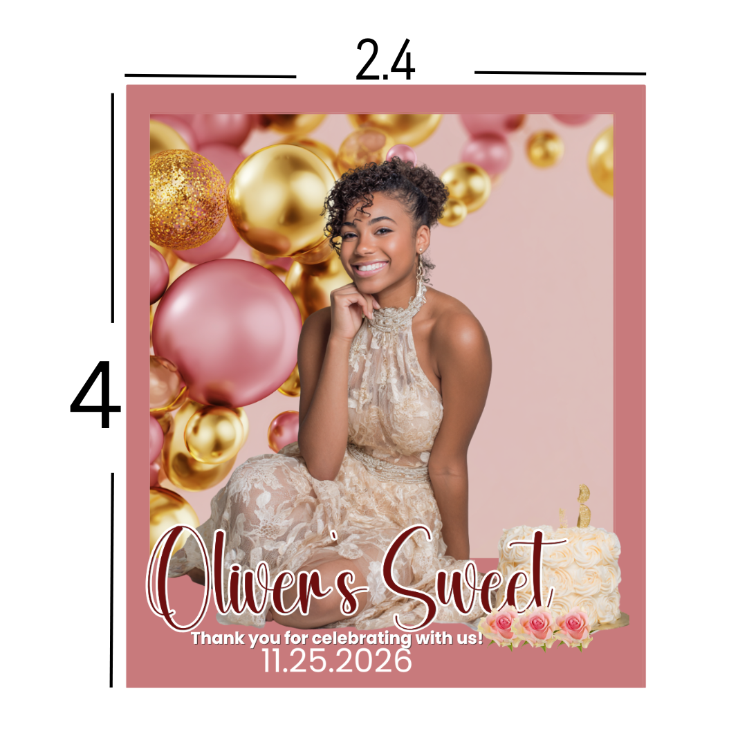 Personalized Birthday Magnet Party Favors - BT Collection LLC