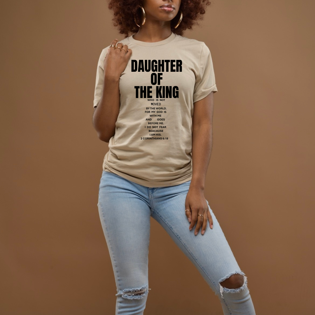 Daughter of the King Christian T-Shirt - BT Collection LLC