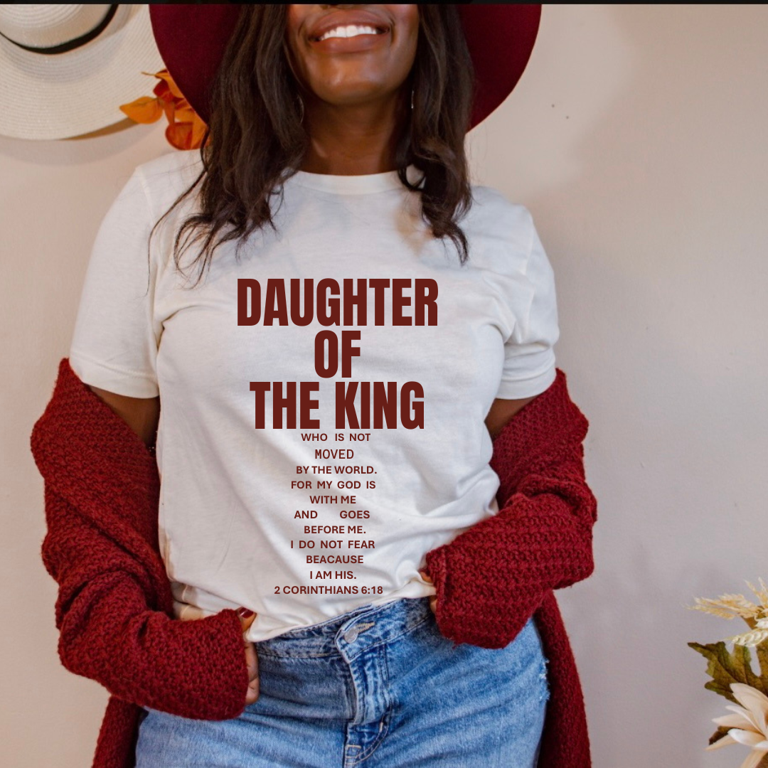 Daughter of the King Christian T-Shirt - BT Collection LLC