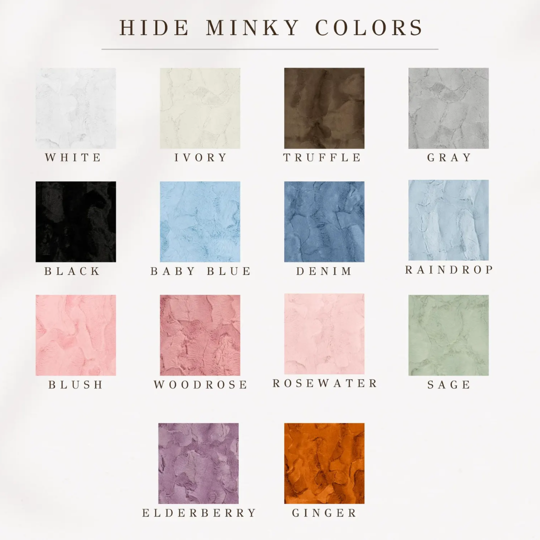 Minky Blanket with Custom Name|Baby Shower Gift - BT Collection LLC