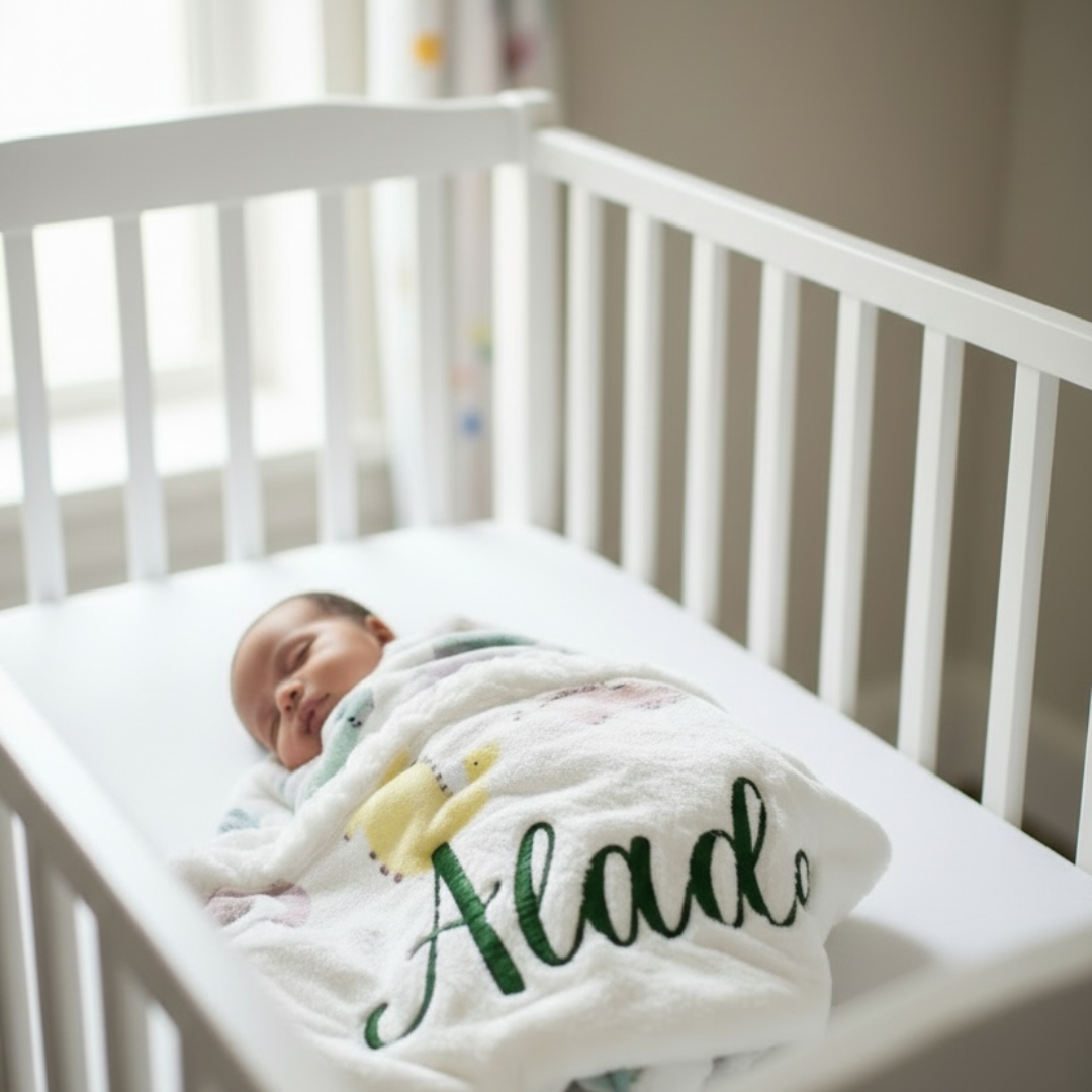 Minky Blanket with Custom Name|Baby Shower Gift - BT Collection LLC