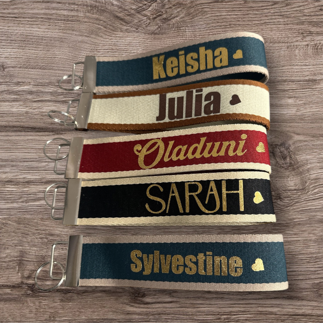 Custom Wristlet Keychain - BT Collection LLC