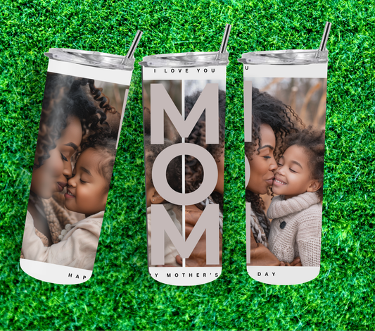 Personalized Photo Tumbler | Custom Picture & Name Travel Cup Gift - BT Collection LLC