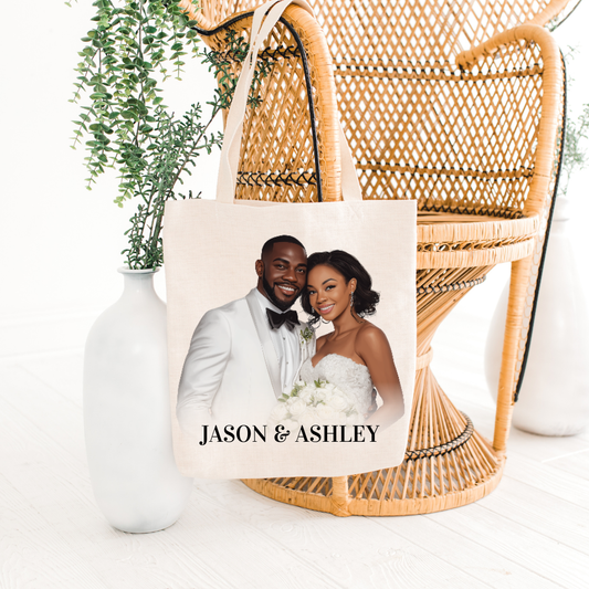 Personalized Photo Tote Bag - BT Collection LLC