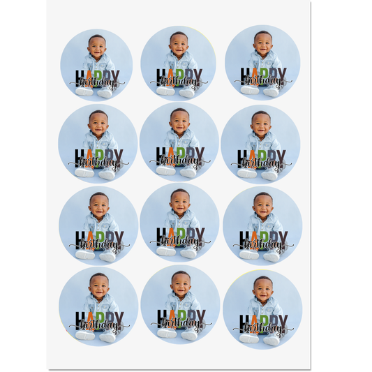Custom Round Stickers | Personalized Labels for Gifts & Events - BT Collection LLC